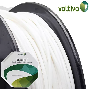 伏特窩 Voltivo ExcelFil ABS 1.75mm 1kg 海藍 3D印表機列印線材雪白