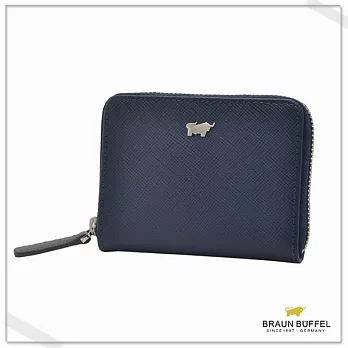 BRAUN BUFFEL‧德國小金牛 - 庫爾奇系列零錢包-藍色