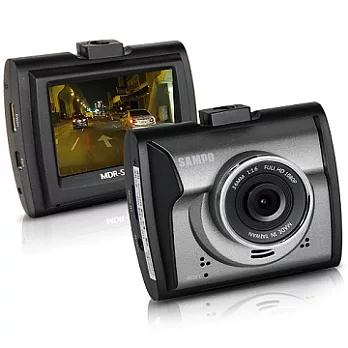 SAMPO 聲寶 MDR-SE12W FULL HD 1080P 高畫質行車記錄器 (送16G記憶卡+免費基本安裝)