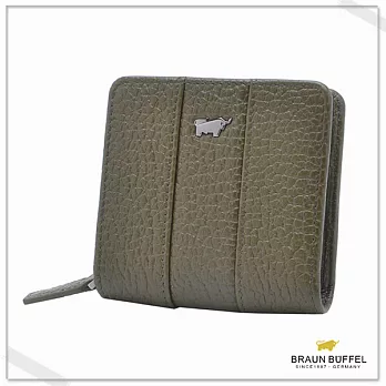 【BRAUN BUFFEL‧德國小金牛】 - 那不勒斯系列零錢包-橄欖綠