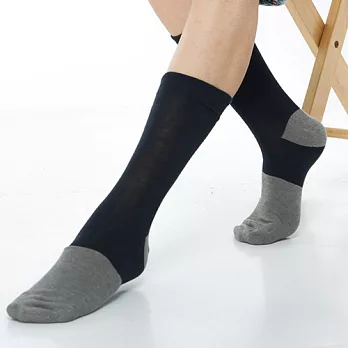 【KEROPPA】可諾帕竹炭高筒休閒男襪x2雙C90005-丈青2雙C90005丈青