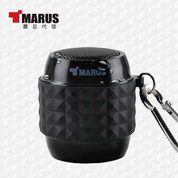 MARUS馬路 NFC迷你戶外型防潑水藍牙喇叭+免持通話(MSK-88-BK)