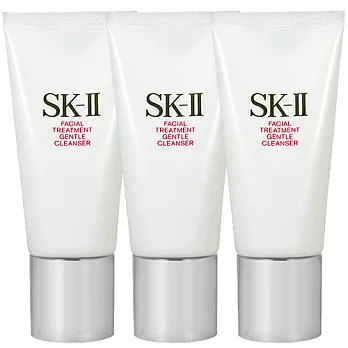 SK-Ⅱ 全效活膚潔面乳(120g)三入組
