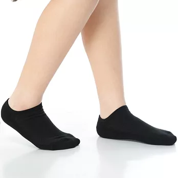 【KEROPPA】可諾帕細針毛巾底氣墊船型學生襪x4雙(男女適用)C91001-黑色4雙C91001黑色