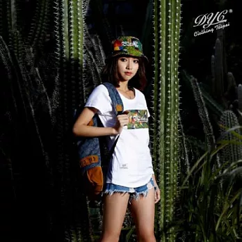 【DYC】-雨林系列-大嘴鳥 短T (女版)_M_白