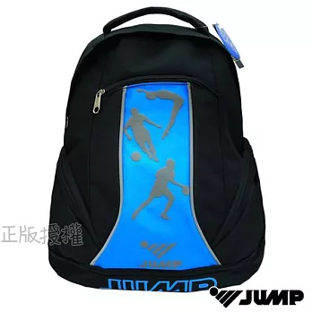 【JUMP將門】大容量多功能安全反光後背書包/背包(三色)黑色