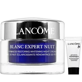 LANCOME 蘭蔻 激光煥白精華晚霜(50ml)送超進化肌因賦活露(5ml)