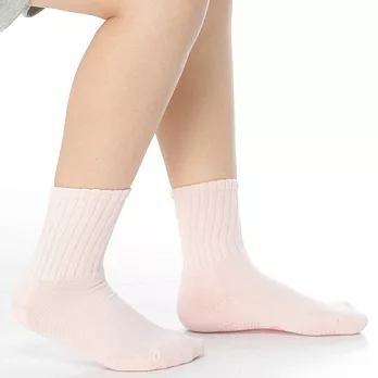 【KEROPPA】可諾帕3~6歲學童專用毛巾底止滑短襪x3雙(男女適用)C93001淺粉C93001淺粉
