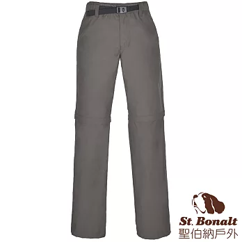 【聖伯納 St.Bonalt】女-超輕排汗可拆式快乾褲(31604)L墨灰
