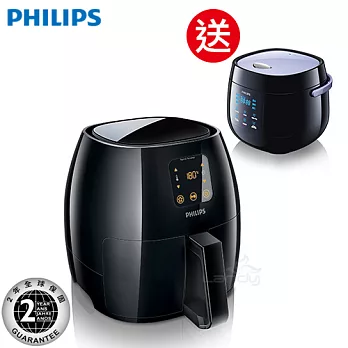 [寵愛男人月] 飛利浦 免油健康氣炸鍋(HD9240)(贈)微電鍋