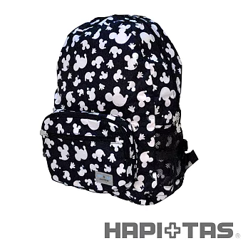 HAPI+TAS 米奇折疊後背包-深藍