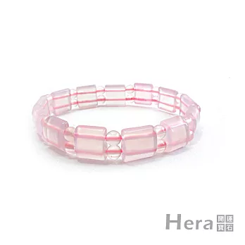 【Hera】赫拉 秀雅粉晶板環/手環/手鍊(小)粉紅色
