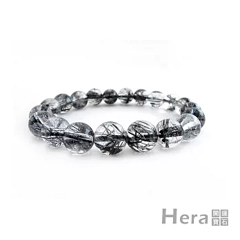 【Hera】赫拉 頂級晶透濃密黑髮晶手珠/手鍊(10mm)