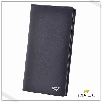 BRAUN BUFFEL‧德國小金牛 - MACHT馬毛系列十五卡長夾- 黑色