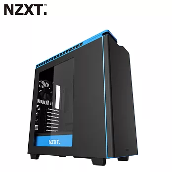 NZXT H440 靜音系列 電腦機殼(黑藍)黑藍