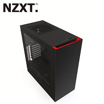 NZXT Source340 極簡系列 電腦機殼(黑紅)黑紅