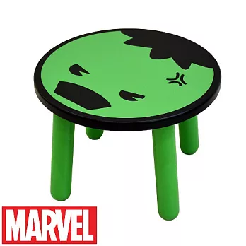 【MARVEL】漫威授權 綠巨人浩克木製矮凳/椅凳/小椅子/兒童椅(台灣製正版授權)