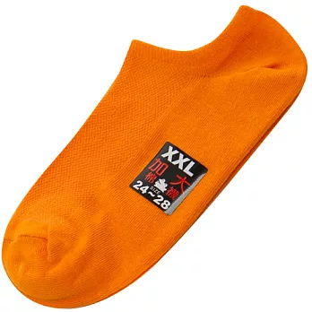 【KEROPPA】可諾帕網狀造型加大船襪x4雙(學生專用)C97001-X橘色C97001X橘色