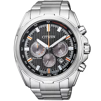 CITIZEN 航空激戰光動能計時優質腕錶-黑-CA4220-55E
