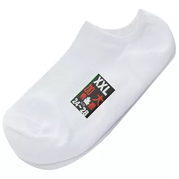 【KEROPPA】可諾帕網狀造型加大男船襪x4雙C97001-X白C97001-X白