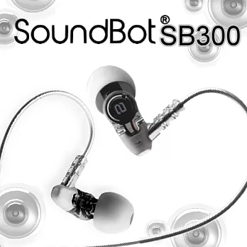 SoundBot 運動商務式 記憶線控麥克風造型耳機 SB300白色