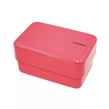[TAKENAKA BENTO BOX] 粉彩雙層便當盒(附繩)玫瑰色