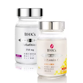BHK’s－30天完美抗氧 GSH穀胱甘太+維他命C雙層錠