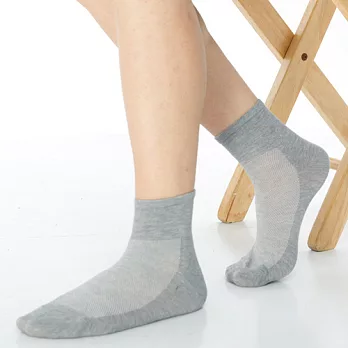 【KEROPPA】可諾帕網狀造型1/2加大男短襪x4雙C97006-X灰色C97006-X灰色