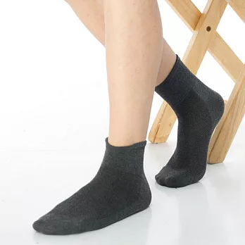 【KEROPPA】可諾帕網狀造型1/2加大男短襪x4雙C97006-X深灰C97006X深灰