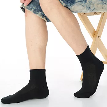 【KEROPPA】可諾帕網狀造型1/2加大男短襪x4雙C97006-X黑色C97006-X黑色
