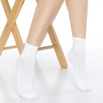 【KEROPPA】可諾帕網狀造型1/2女短襪x4雙C97006白4雙C97006白