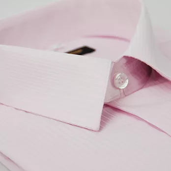【金安德森】粉紅色仿絲質窄版短袖襯衫15粉紅色