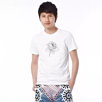 玫瑰，開了T(男版)S白