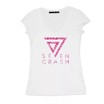 經典LOGOT-數位迷彩(修身女版)S粉迷彩