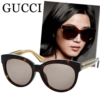 【GUCCI】2015年度全智賢代言海報款(琥珀 #GG3757FS-YU8)