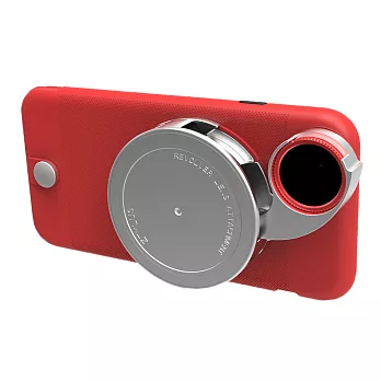 Ztylus ZIP-6L i phone 6手機殼+RV-2四合一鏡頭組(塑膠/共四色)紅色