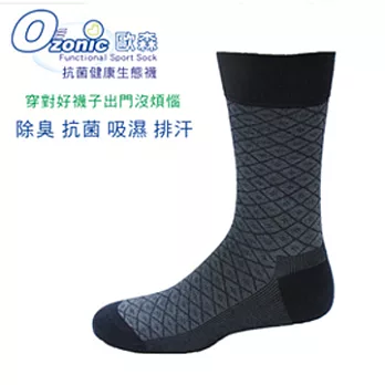 歐森健康除臭襪~~保暖除臭吸濕排汗 (五入) 可任選 - 藍紋紳士襪