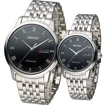 SEIKO Presage 羅馬假期機械對錶 4R36-04E0D 4R36-04F0D