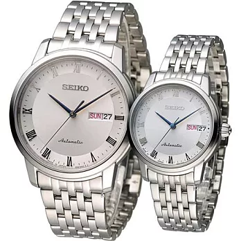 SEIKO Presage 羅馬假期機械對錶 4R36-04E0S 4R36-04F0S