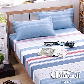 【法國Jumendi-幻想風歌】台灣製活性天絲絨單人二件式床包組