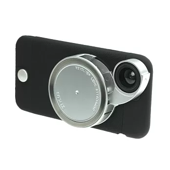 Ztylus ZIP-6L i phone 6手機殼+RV-2四合一鏡頭組(塑膠/共六色)黑色