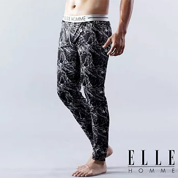 ELLE HOMME 數位印花內搭褲 PEDRO/大理石紋M黑色大理石紋