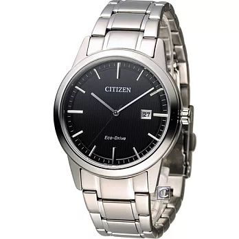 星辰 CITIZEN Eco-Drive 光動能紳士時尚腕錶 AW1231-58E