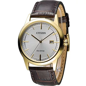 星辰 CITIZEN Eco-Drive 光動能紳士時尚腕錶AW1233-01A