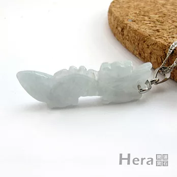 【Hera】赫拉 頂級天然A貨翡翠祥龍獻瑞項鍊