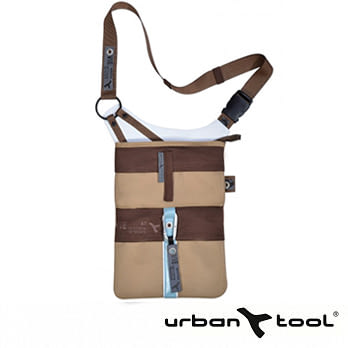 URBAN TOOL pocketBar 隨身雙用 11 吋平板電腦側背袋 (星砂棕) PB54N星砂棕