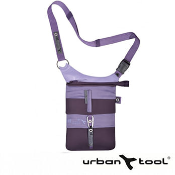 URBAN TOOL pocketBar 隨身雙用 11 吋平板電腦側背袋梅紫色