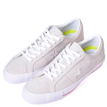 【G.T Company】Converse One Star Pro 麂皮低統男鞋8米白色