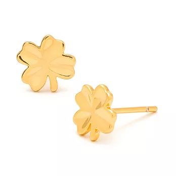 Gorjana Clover Studs 法國幸運草 金色耳環