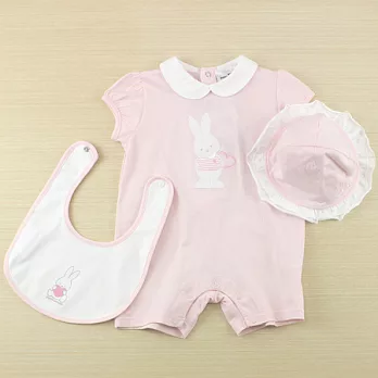 【愛的世界】娃娃領衣連褲禮盒-台灣製-80淺粉色